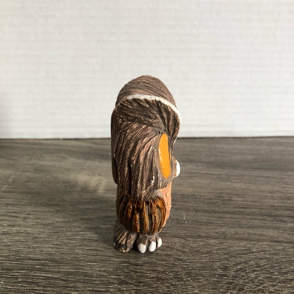 Vtg Owl Figurine Handmade in Uruguay - Picture 4 of 9